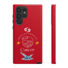 Cancer Cell Phone Cases - Tough - Red