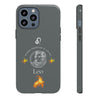 Leo Cell Phone Cases - Tough - Gray
