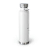 Aquarius Copper Vacuum Insulated Bottle, 22oz - White