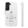 Libra Cell Phone Cases - Tough - White