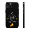 Sagittarius Cell Phone Cases - Tough - Black