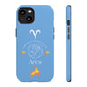 Aries Cell Phone Cases - Tough - Blue