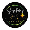 Sagittarius Mouse Pad - Round & Black