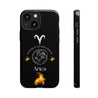 Aries Cell Phone Cases - Tough - Black