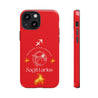 Sagittarius Cell Phone Cases - Tough - Red