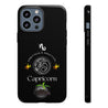 Capricorn Cell Phone Cases - Tough - Black