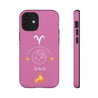 Aries Cell Phone Cases - Tough - Pink