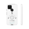 Gemini Cell Phone Cases - Tough - White