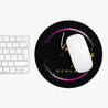 Libra Mouse Pad - Round & Black