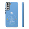 Aquarius Cell Phone Cases - Tough - Blue