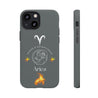 Aries Cell Phone Cases - Tough - Gray