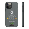 Taurus Cell Phone Cases - Tough - Gray