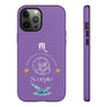 Scorpio Cell Phone Cases - Tough - Lavender