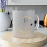 Leo Frosted Glass Mug