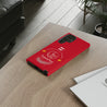 Aquarius Cell Phone Cases - Tough - Red