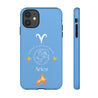 Aries Cell Phone Cases - Tough - Blue