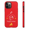 Sagittarius Cell Phone Cases - Tough - Red