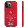 Cancer Cell Phone Cases - Tough - Red