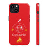 Sagittarius Cell Phone Cases - Tough - Red