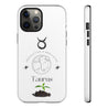 Taurus Cell Phone Cases - Tough - White