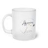 Aquarius Frosted Glass Mug