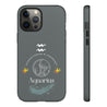 Aquarius Cell Phone Cases - Tough - Gray