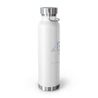 French Sagittarius Copper Vacuum Insulated Bottle, 22oz - White