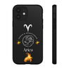 Aries Cell Phone Cases - Tough - Black