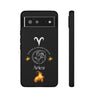 Aries Cell Phone Cases - Tough - Black