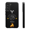 Aries Cell Phone Cases - Tough - Black