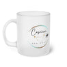 Capricorn Frosted Glass Mug