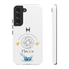 Pisces Cell Phone Cases - Tough - White