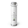 Capricorn Copper Vacuum Insulated Bottle, 22oz - White