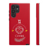 Gemini Cell Phone Cases - Tough - Red