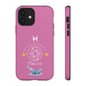 Pisces Cell Phone Cases - Tough - Pink