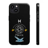 Pisces Cell Phone Cases - Tough - Black