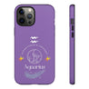 Aquarius Cell Phone Cases - Tough - Lavender