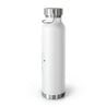 Libra Copper Vacuum Insulated Bottle, 22oz - White