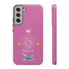 Pisces Cell Phone Cases - Tough - Pink