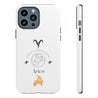 Aries Cell Phone Cases - Tough - White