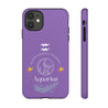 Aquarius Cell Phone Cases - Tough - Lavender