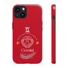 Gemini Cell Phone Cases - Tough - Red