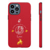 Leo Cell Phone Cases - Tough - Red