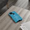 Pisces Cell Phone Cases - Tough - Aqua