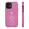 Gemini Cell Phone Cases - Tough - Pink