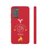 Aries Cell Phone Cases - Tough - Red