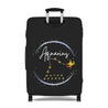 Aquarius Constellation Luggage Cover