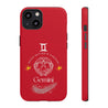 Gemini Cell Phone Cases - Tough - Red