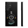 Gemini Cell Phone Cases - Tough - Black