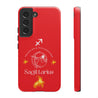 Sagittarius Cell Phone Cases - Tough - Red